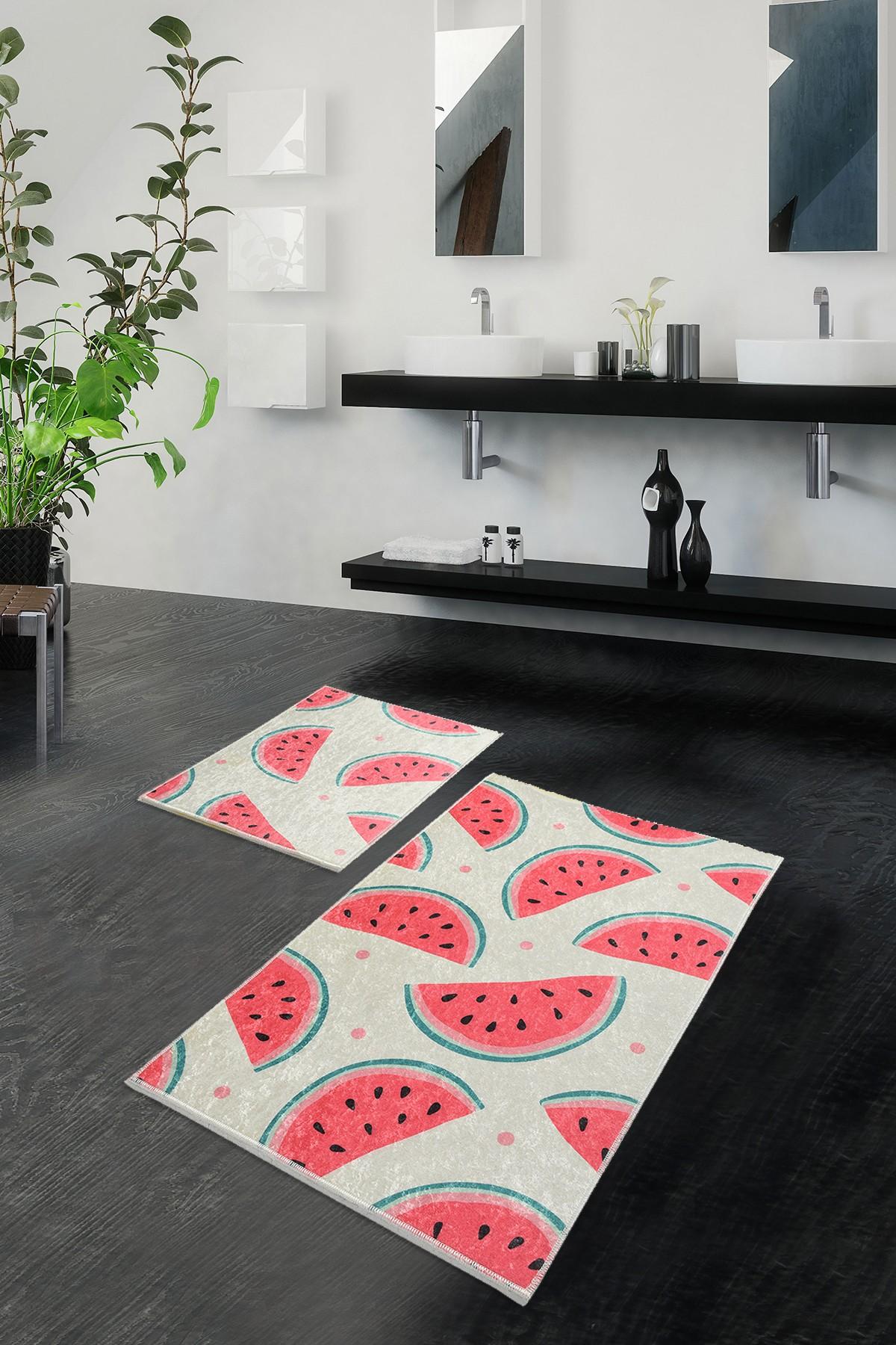 L'essentiel Maison Сет од 2 килими за бања Шарени