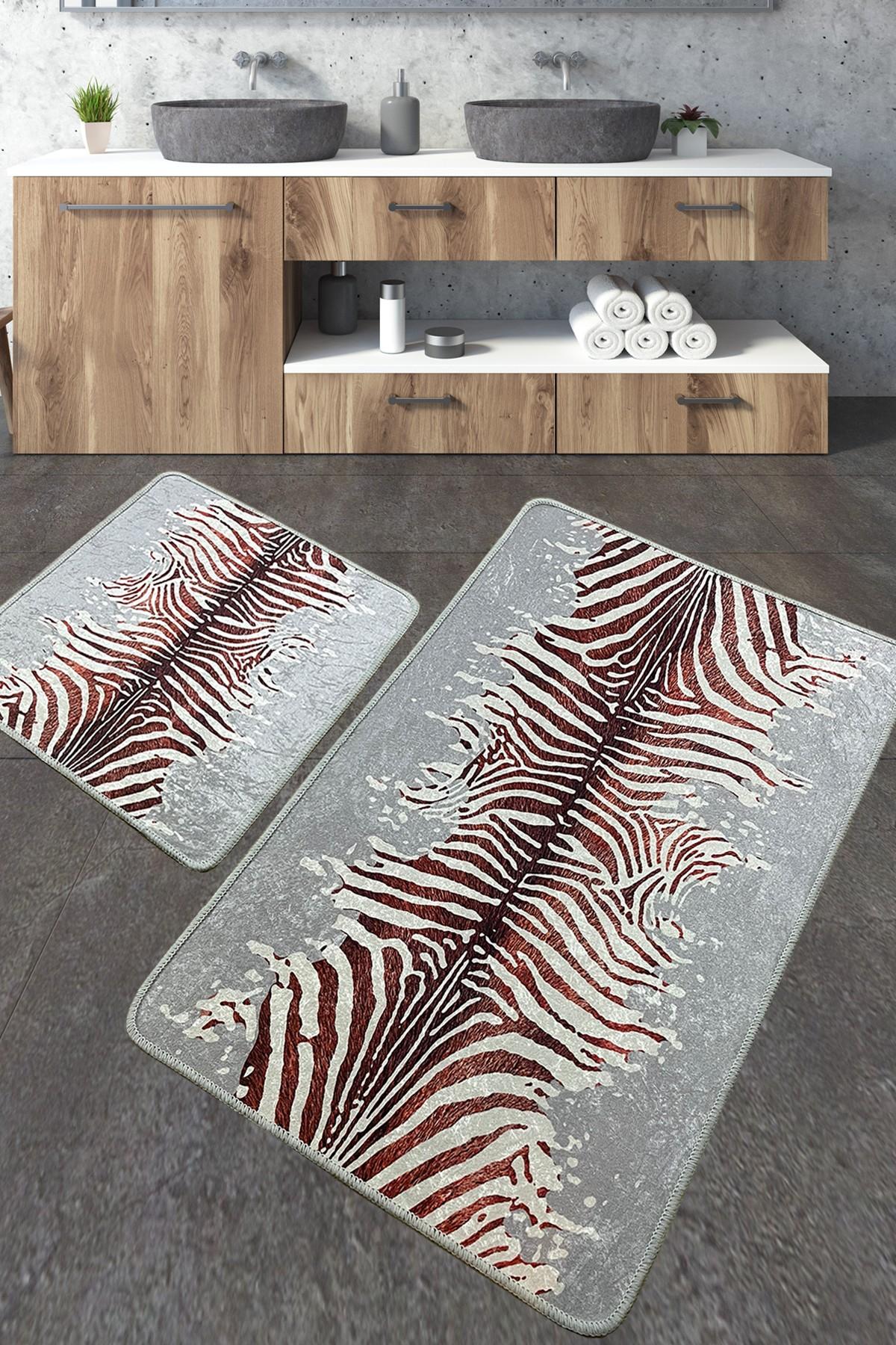 L'essentiel Maison Сет од 2 килими за бања Шарени