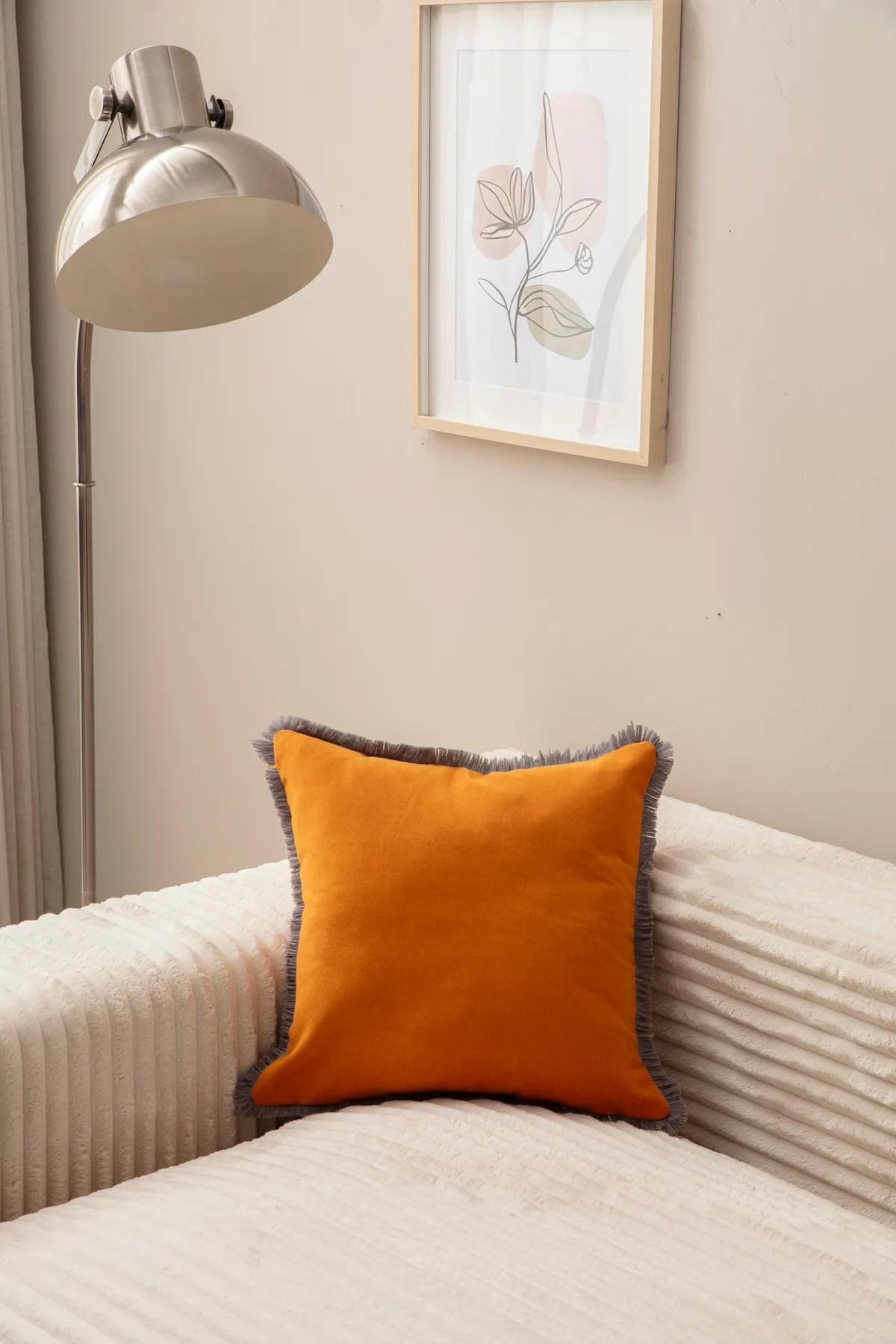 Aberto Design Навлака за перница 43x43cm Портокал