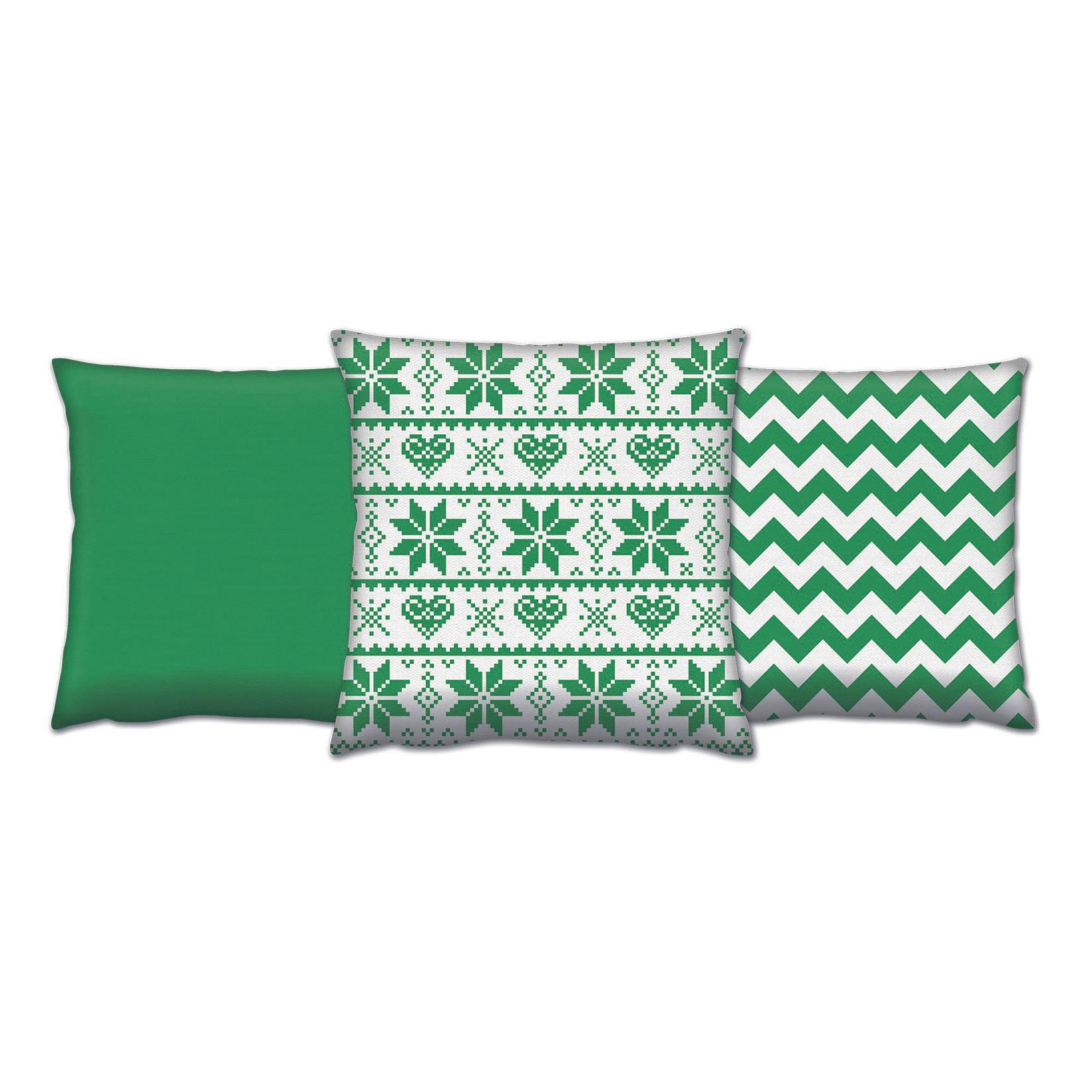 Комплет од 3 перници Aberto Design 43x43cm Шарени