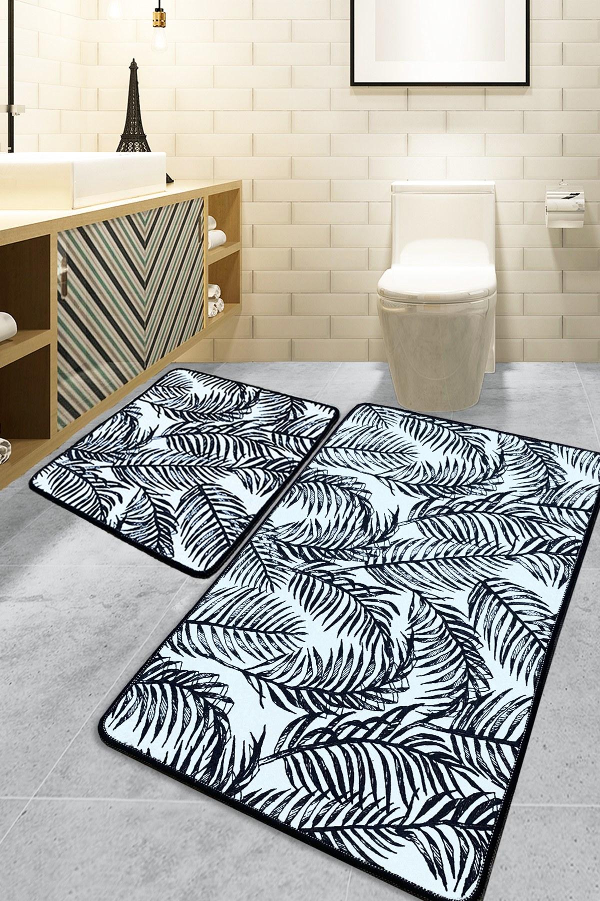 L'essentiel Maison Сет од 2 килими за бања Шарени