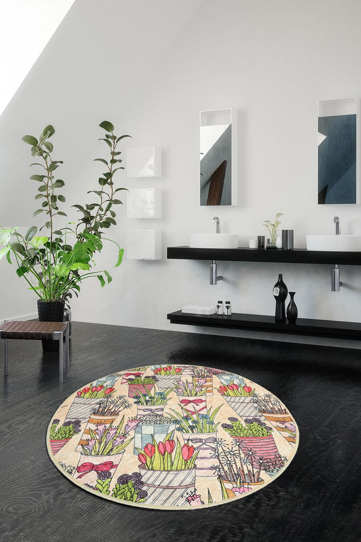 Простирка за бања L'essentiel Maison 100cm Шарена