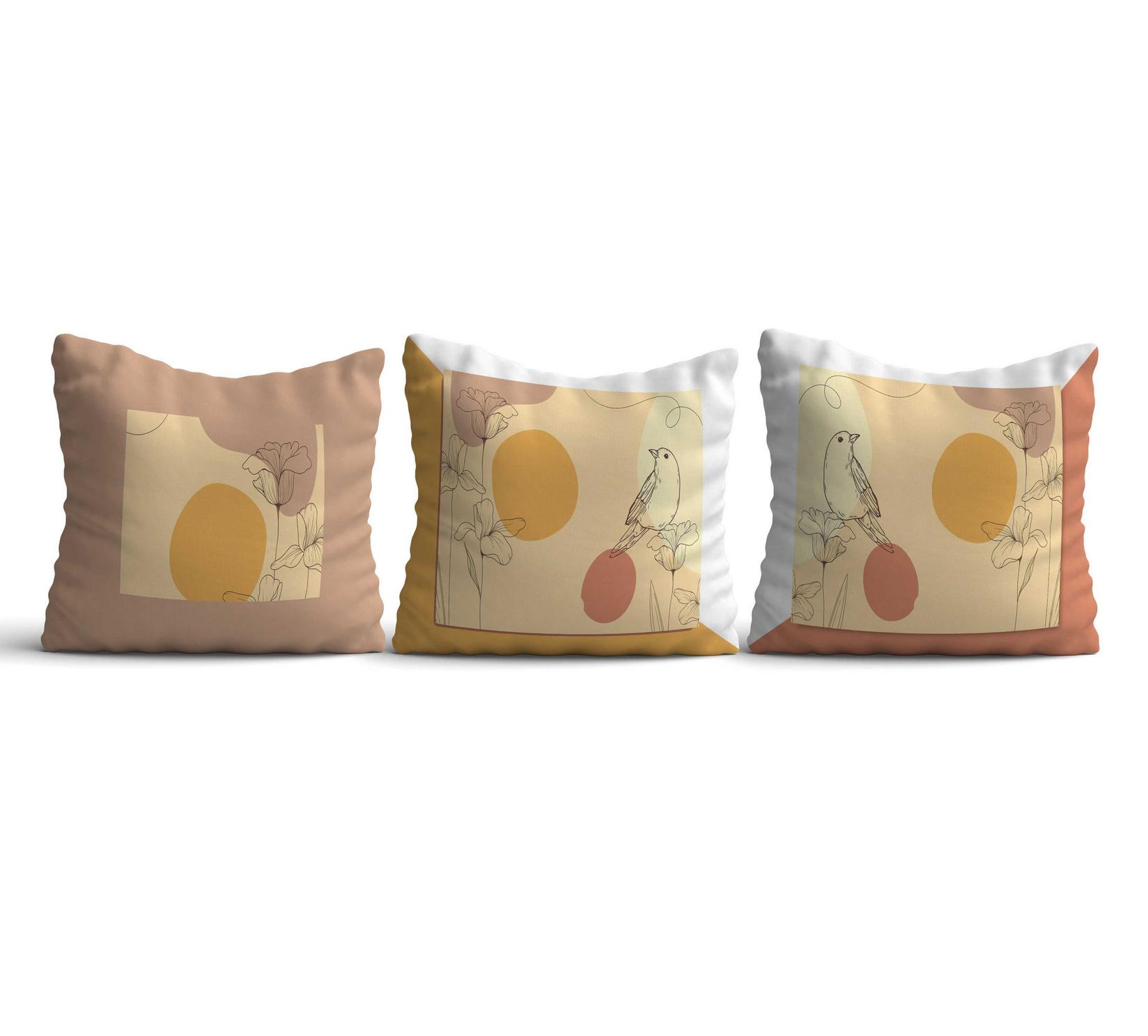 Комплет од 3 перници Aberto Design 43x43cm Шарени