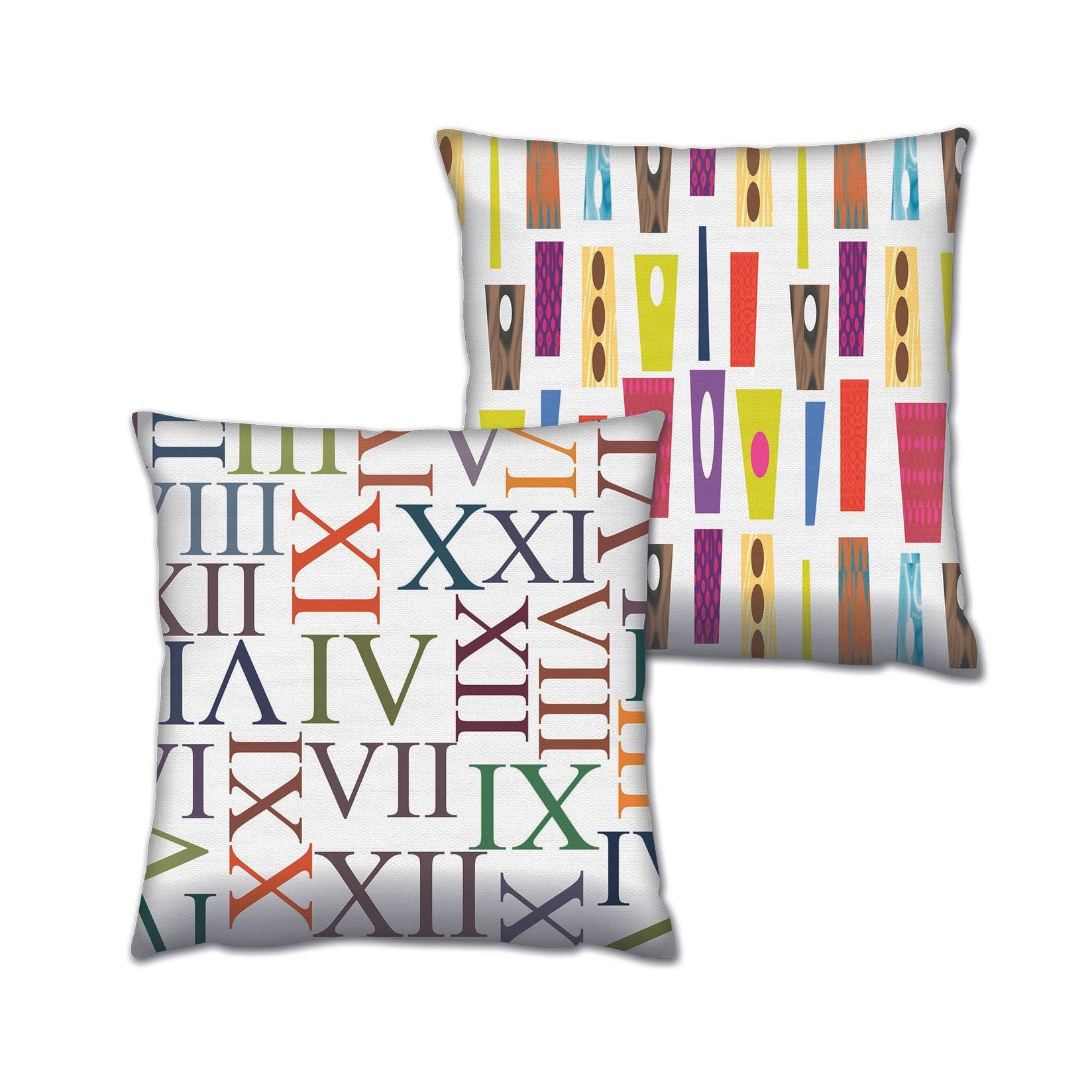 Комплет од 2 перници Aberto Design 43x43cm Шарени