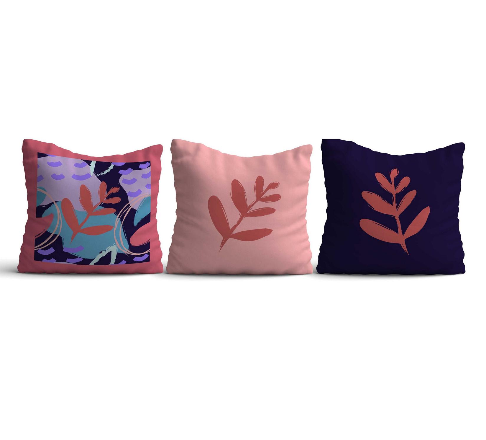 Комплет од 3 перници Aberto Design 43x43cm Шарени