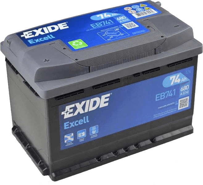 EXIDE Акумулатор Exell 12V 74a 680a D+