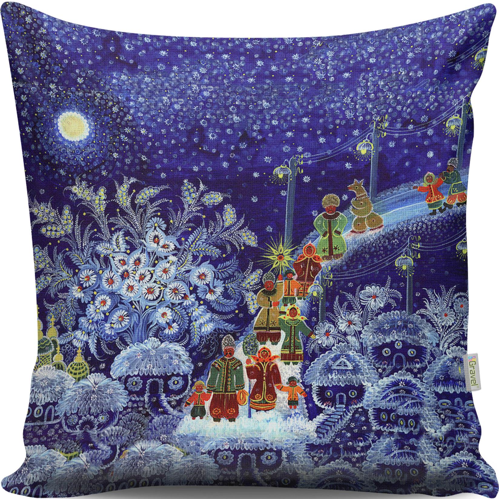 Перница Аберто Дизајн 43x43 см во боја