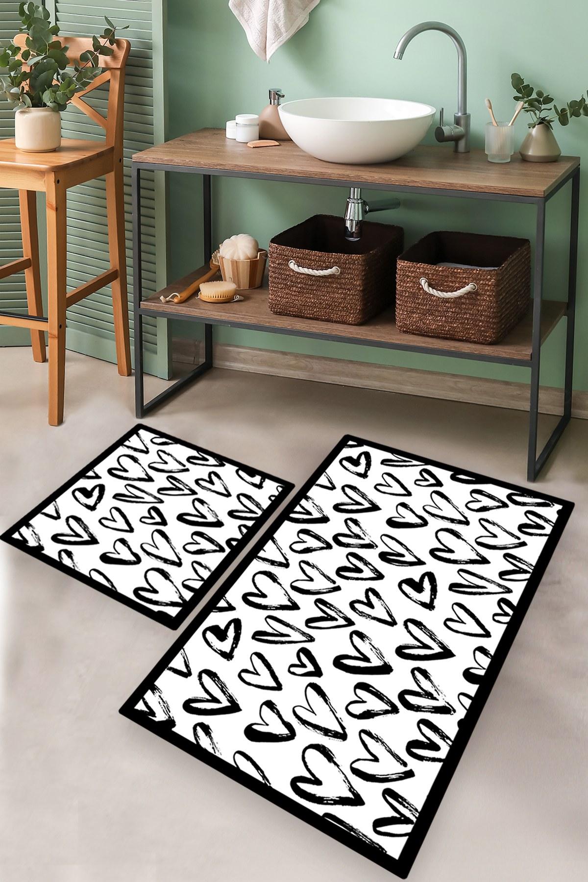 L'essentiel Maison Сет од 2 килими за бања Шарени