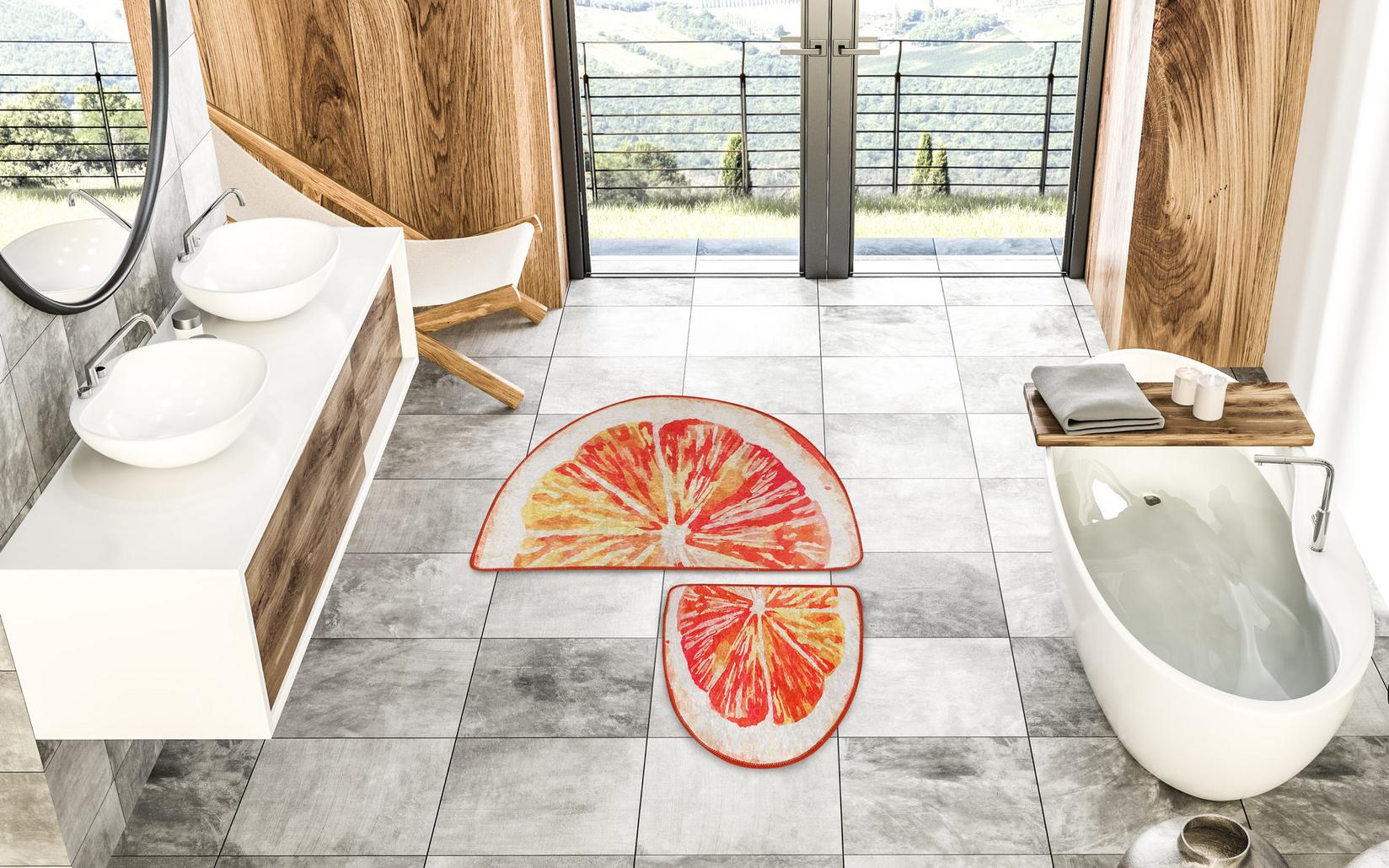 L'essentiel Maison Сет од 2 килими за бања Шарени