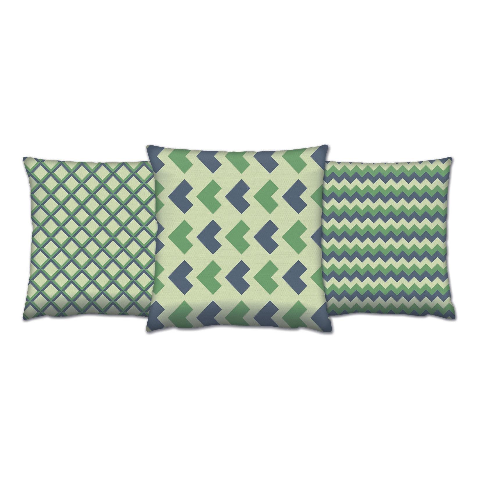 Комплет од 3 перници Aberto Design 43x43cm Шарени