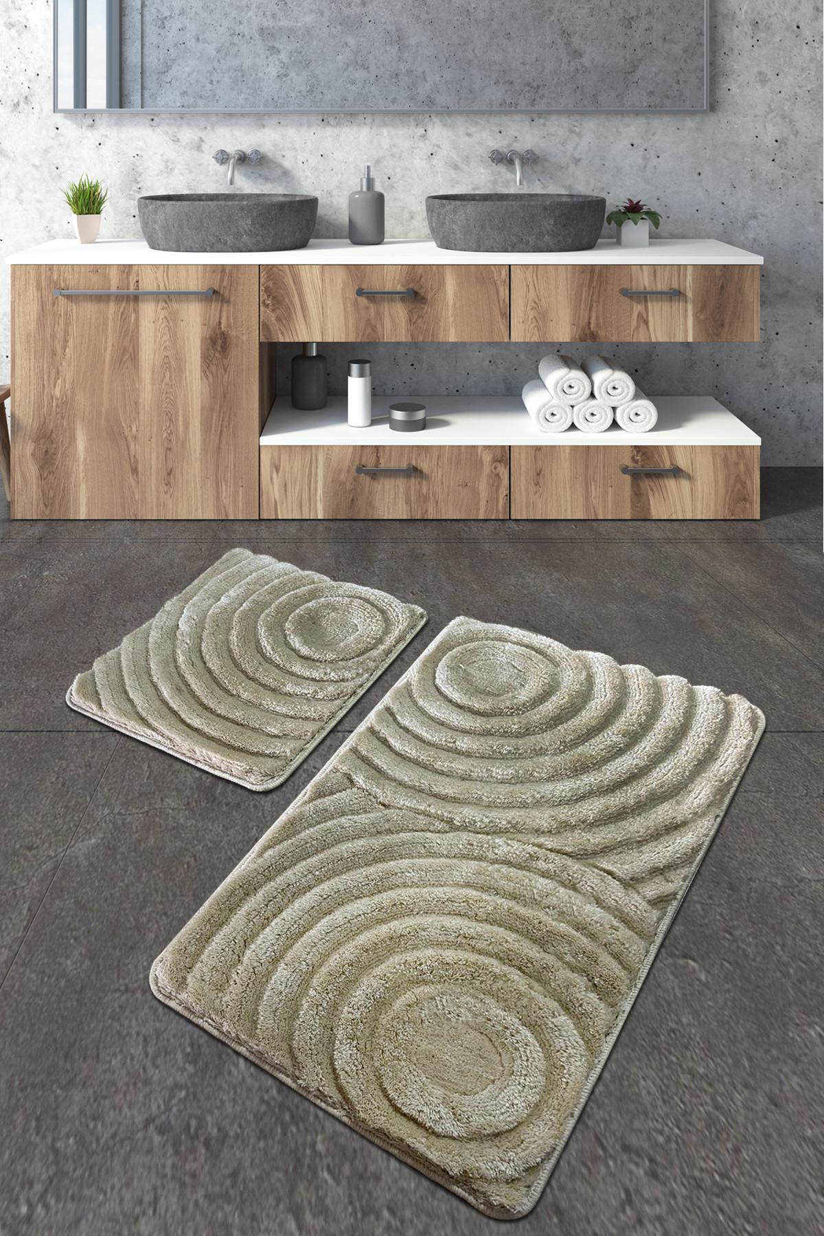 Комплет од 2 теписи за бања L'essentiel Maison, крем боја