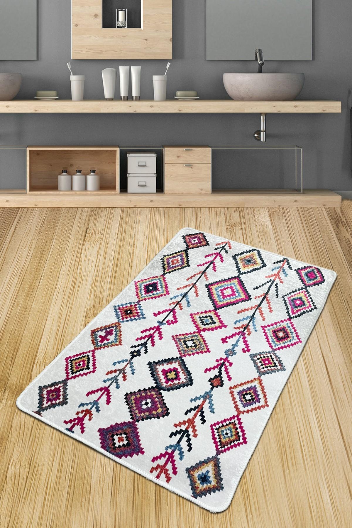 L'essentiel Maison тепих за бања 80x100cm Шарена