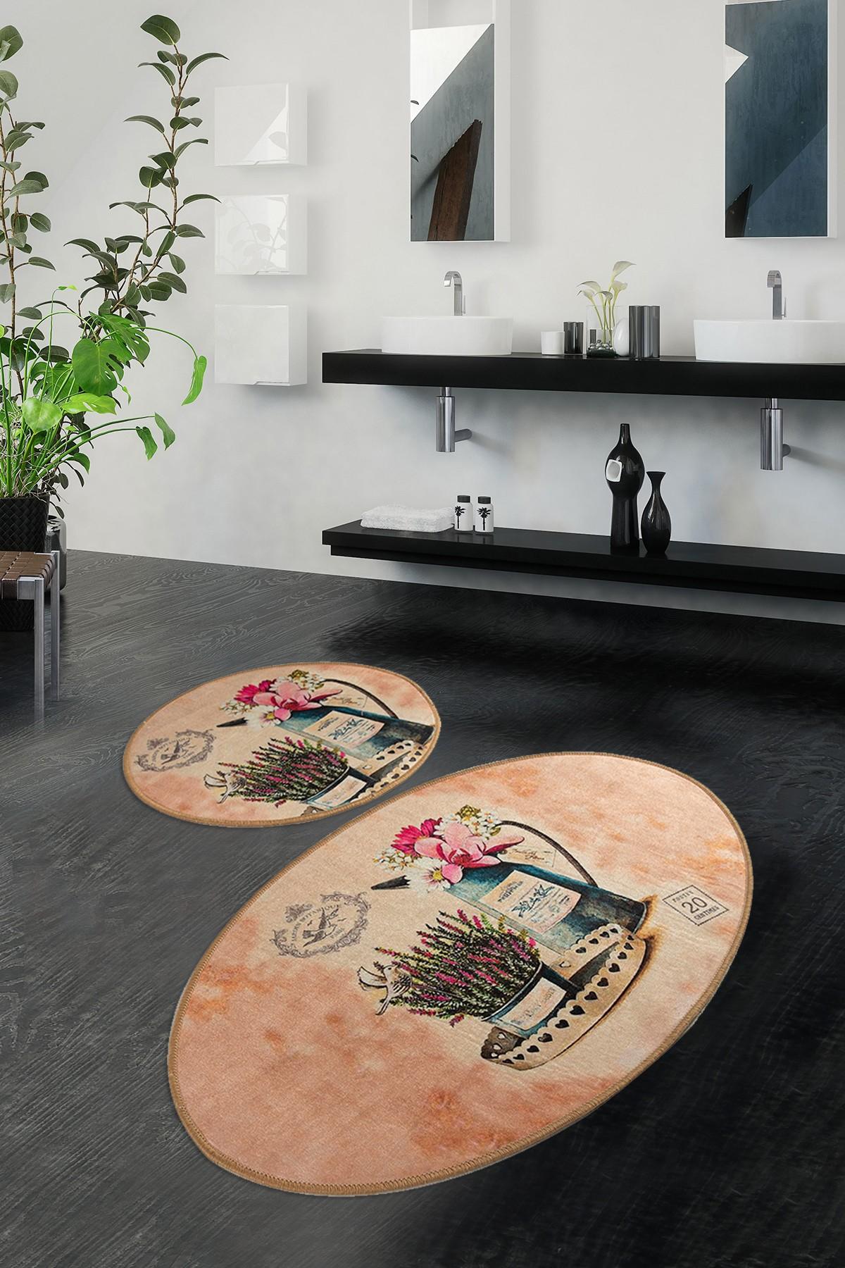 L'essentiel Maison Сет од 2 килими за бања Шарени