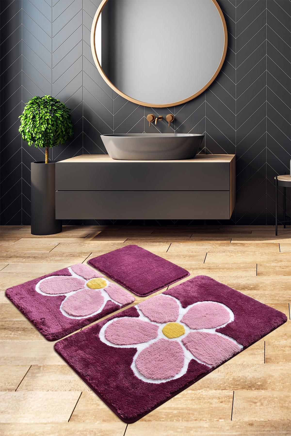 L'essentiel Maison Сет од 3 килими за бања Шарени