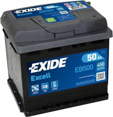 EXIDE Акумулатор Exell 12V 50a 450a D+