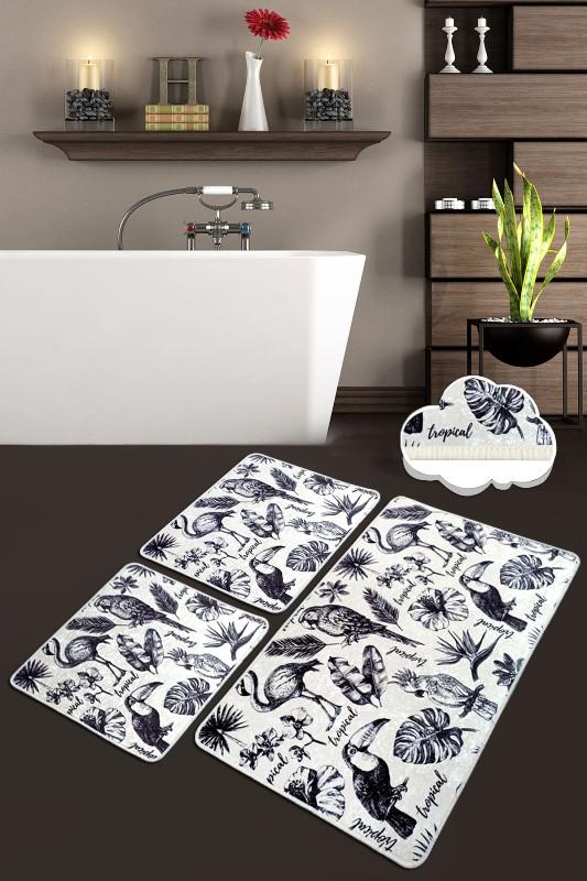 L'essentiel Maison Сет од 3 килими за бања Шарени