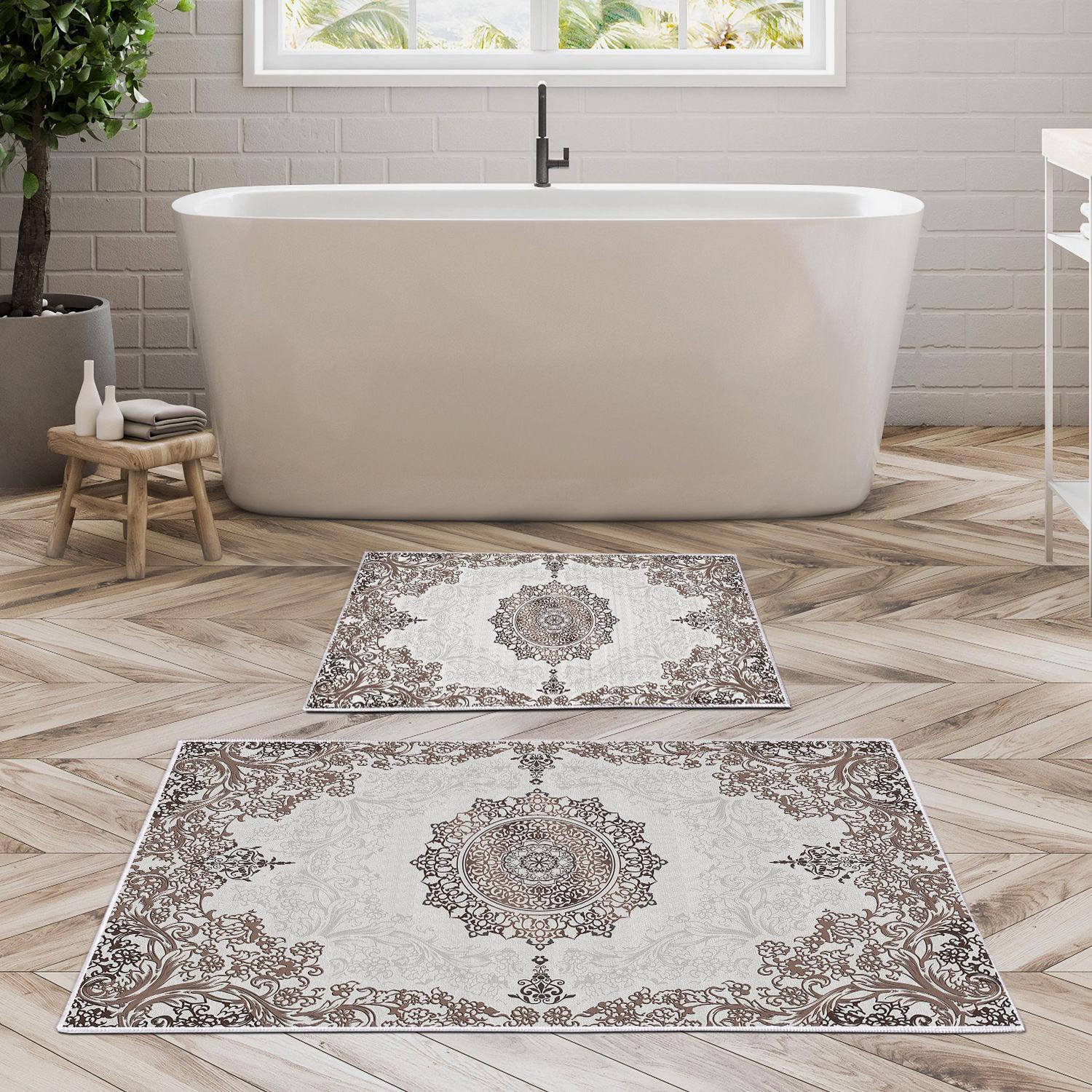 L'essentiel Maison Сет од 2 килими за бања Шарени