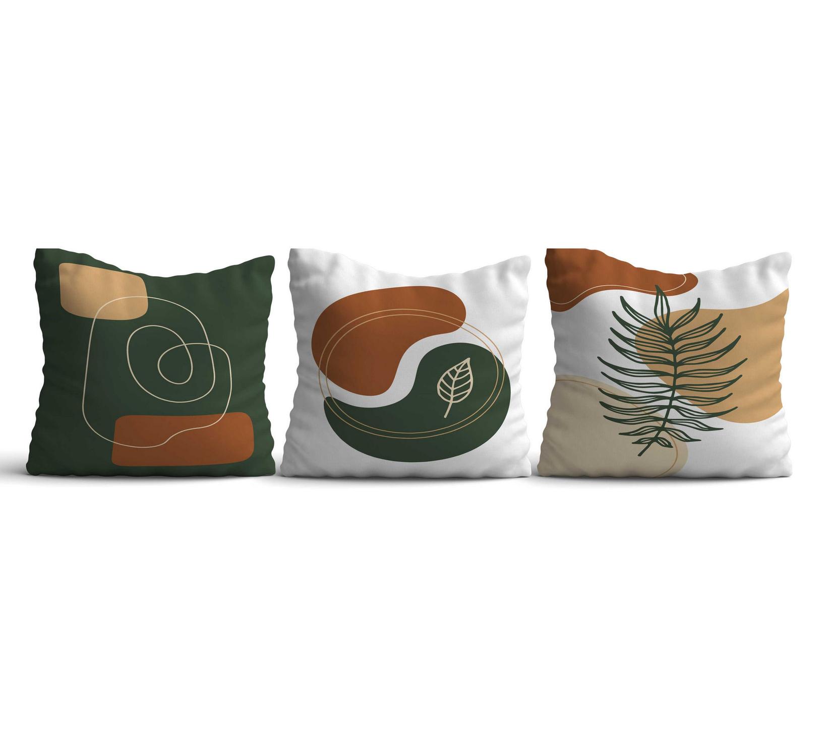 Комплет од 3 навлаки за перници Aberto Design 43x43cm во боја