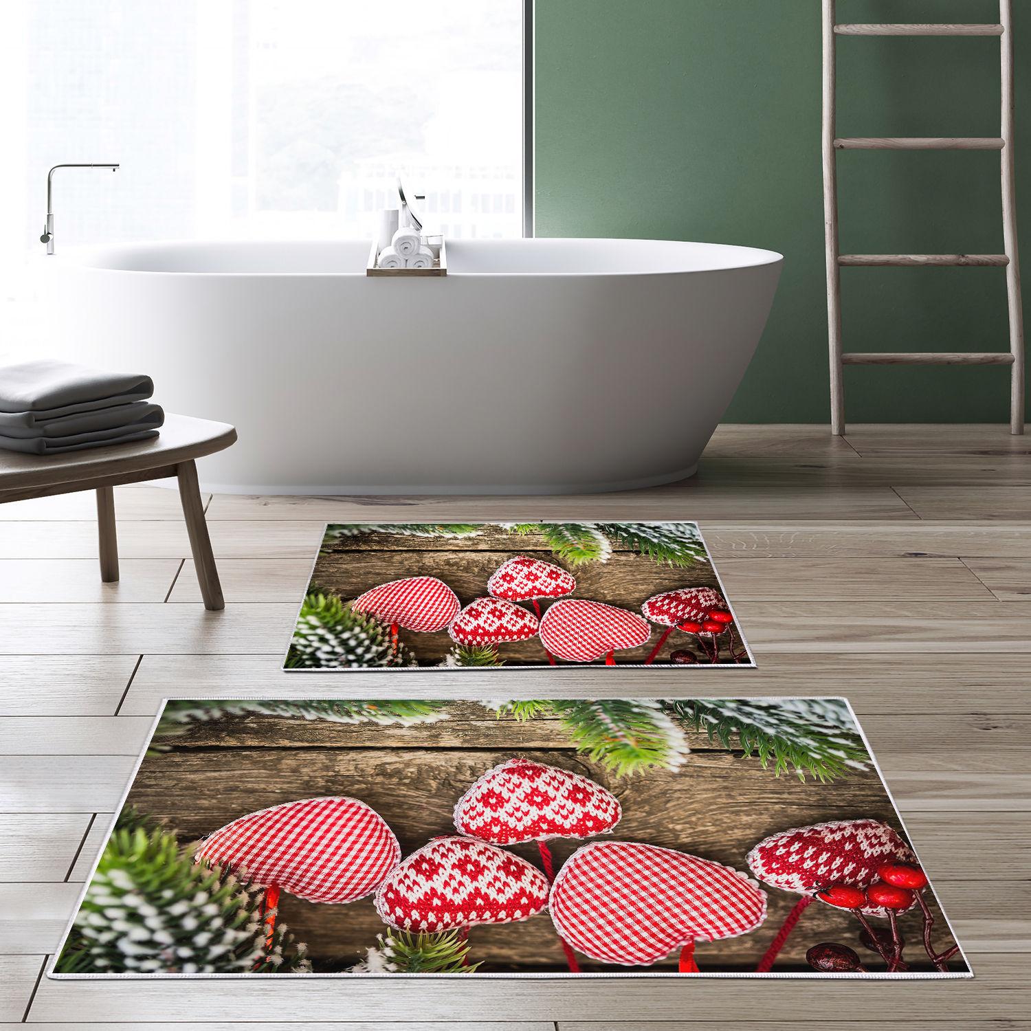 L'essentiel Maison Сет од 2 килими за бања Шарени