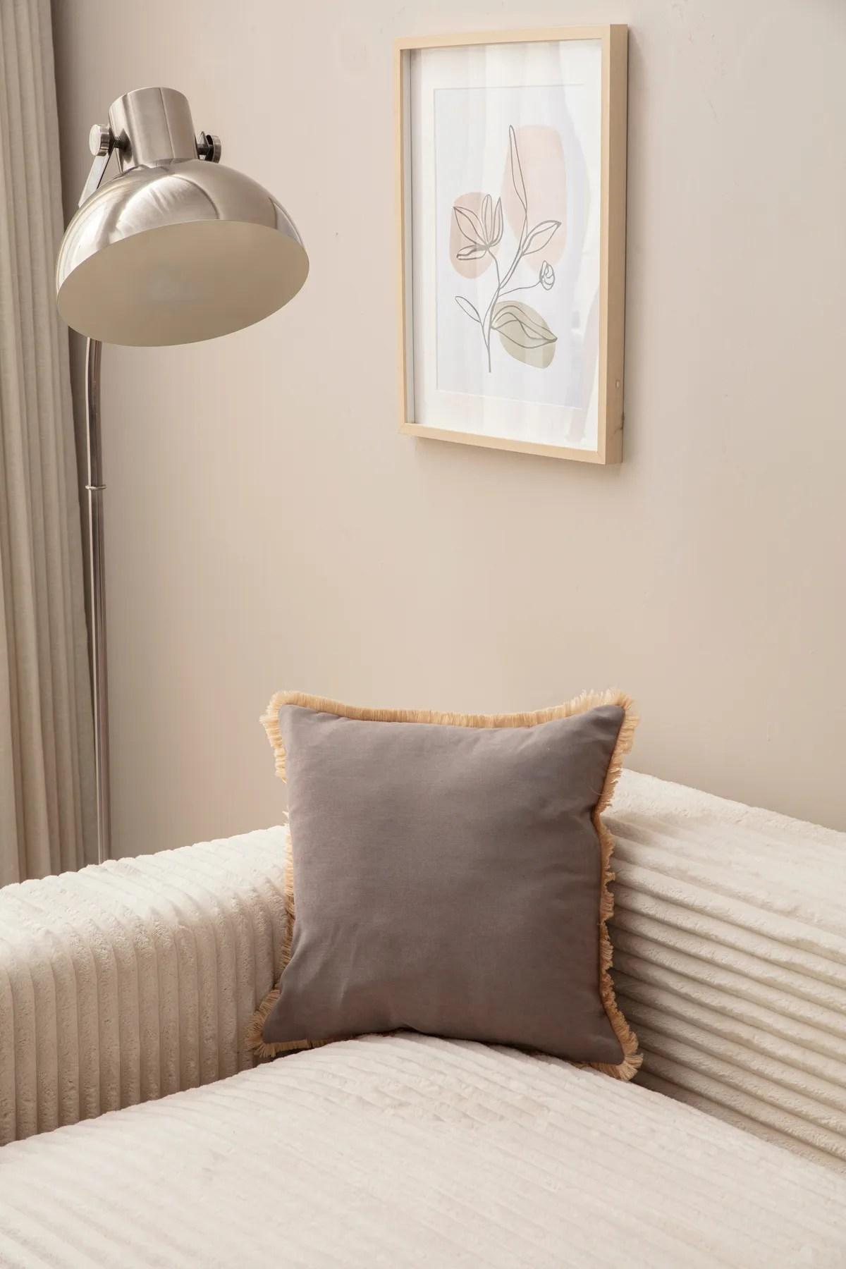 Навлака за перница Aberto Design 43x43cm сива