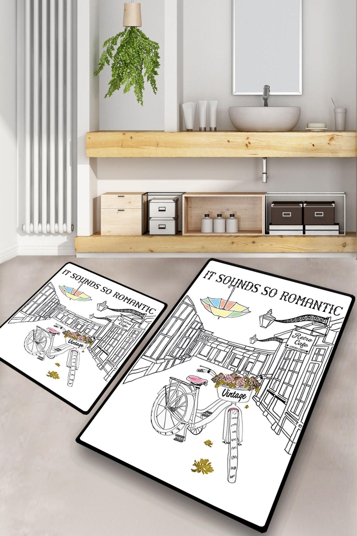 L'essentiel Maison Сет од 2 килими за бања Шарени