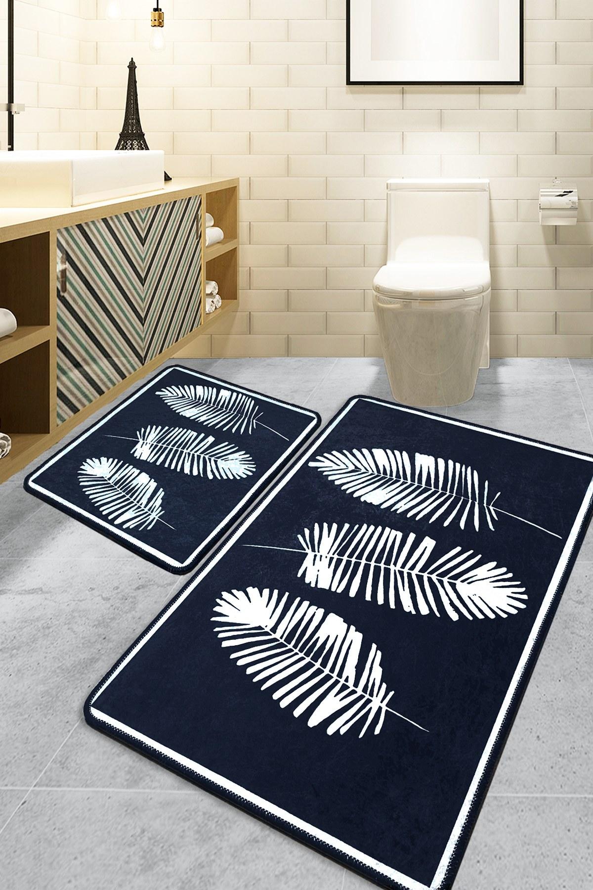 L'essentiel Maison Сет од 2 килими за бања Црн