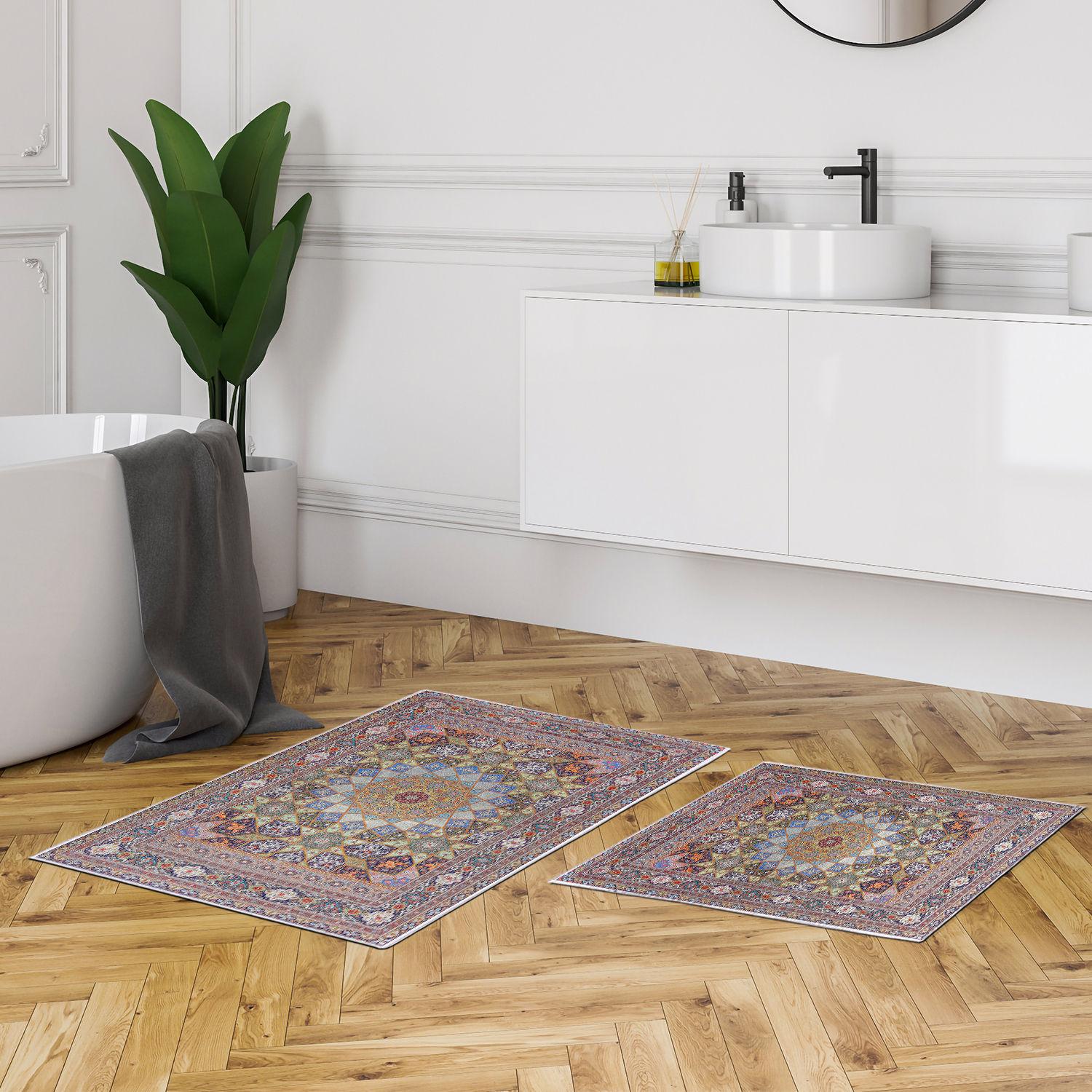 L'essentiel Maison Сет од 2 килими за бања Шарени