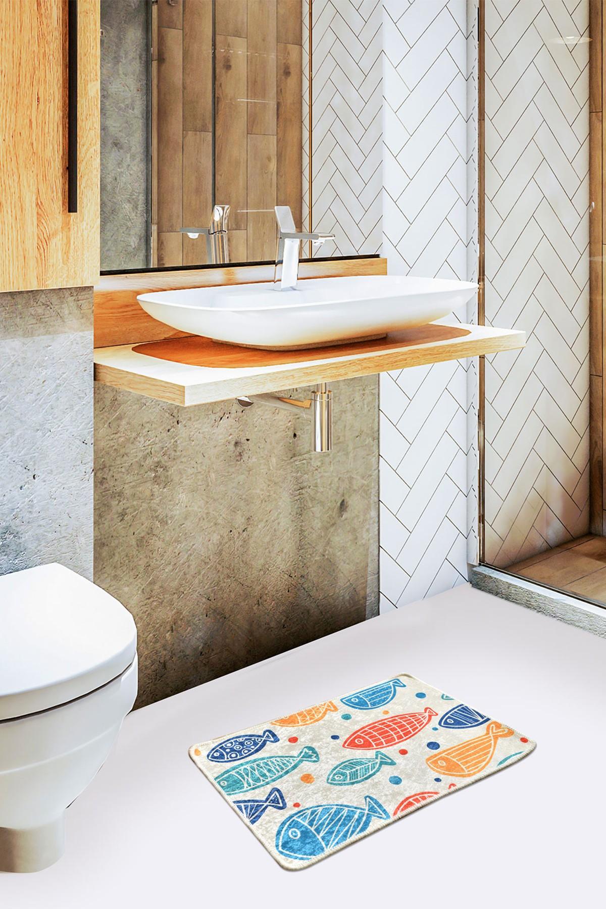 L'essentiel Maison тепих за бања 40x60cm Шарена