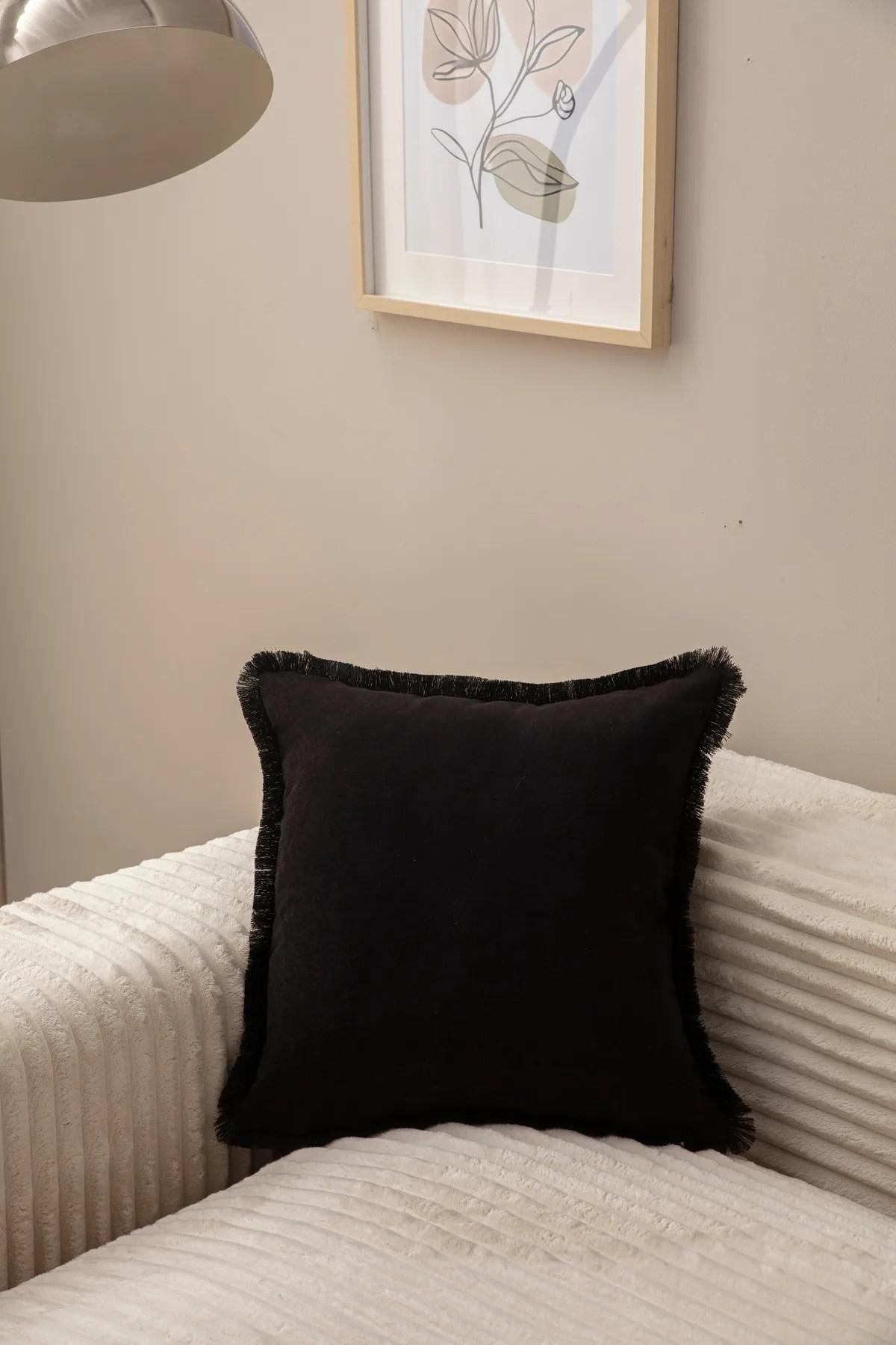 Aberto Design Навлака за перница 43x43cm црна