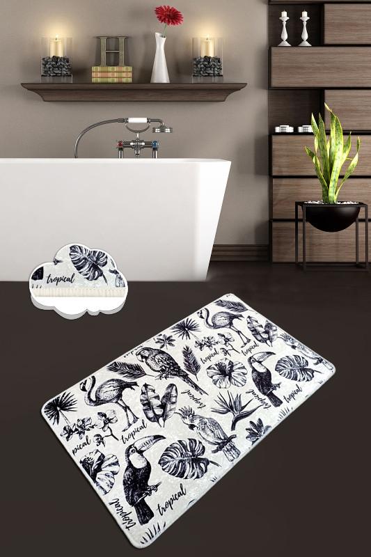 L'essentiel Maison тепих за бања 80x100cm Шарена