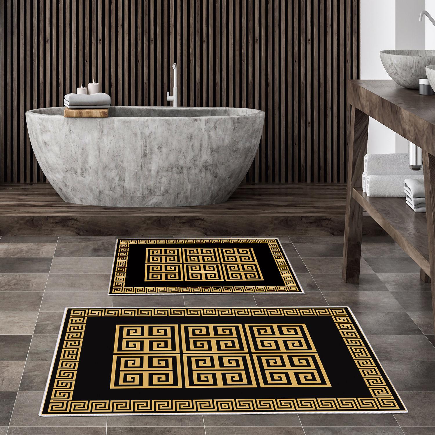 L'essentiel Maison Сет од 2 килими за бања Шарени