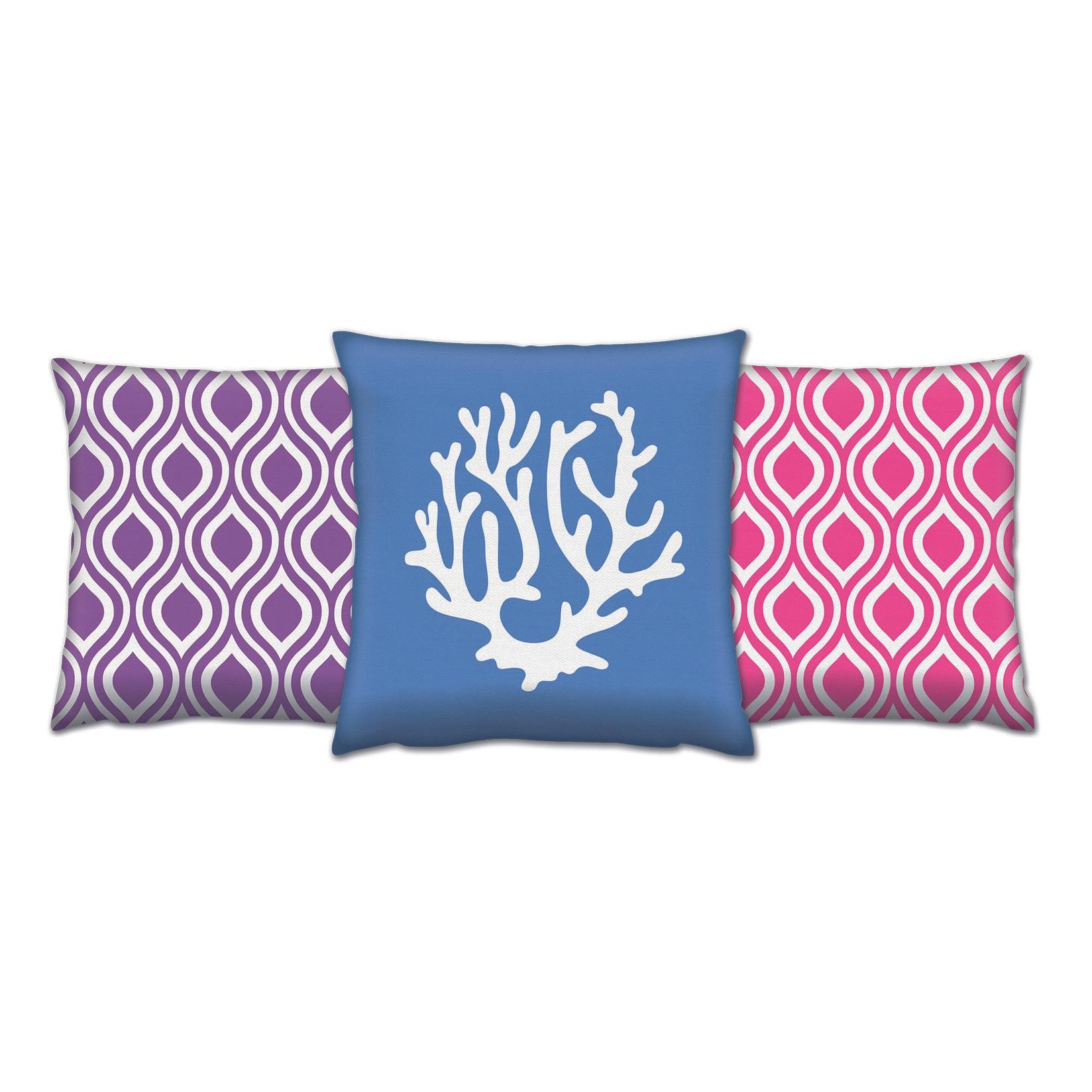 Комплет од 3 перници Aberto Design 43x43cm Шарени