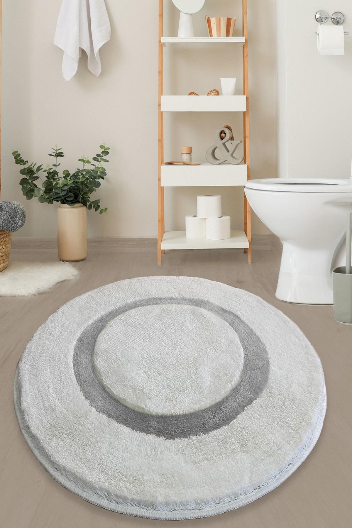 Простирка за бања L'essentiel Maison 90cm сива боја