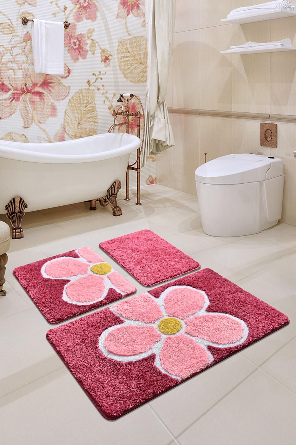 L'essentiel Maison Сет од 3 килими за бања Шарени