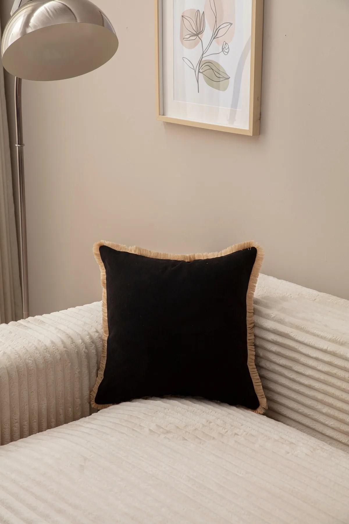 Aberto Design Навлака за перница 43x43cm црна