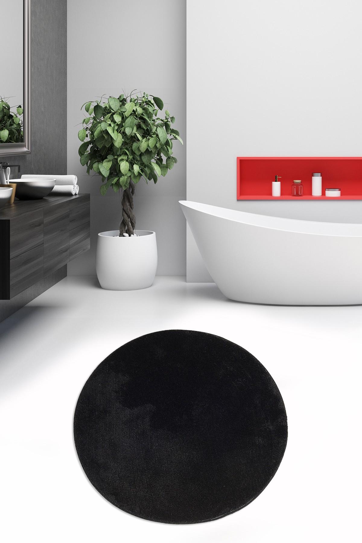 Простирка за бања L'essentiel Maison црна 90cm