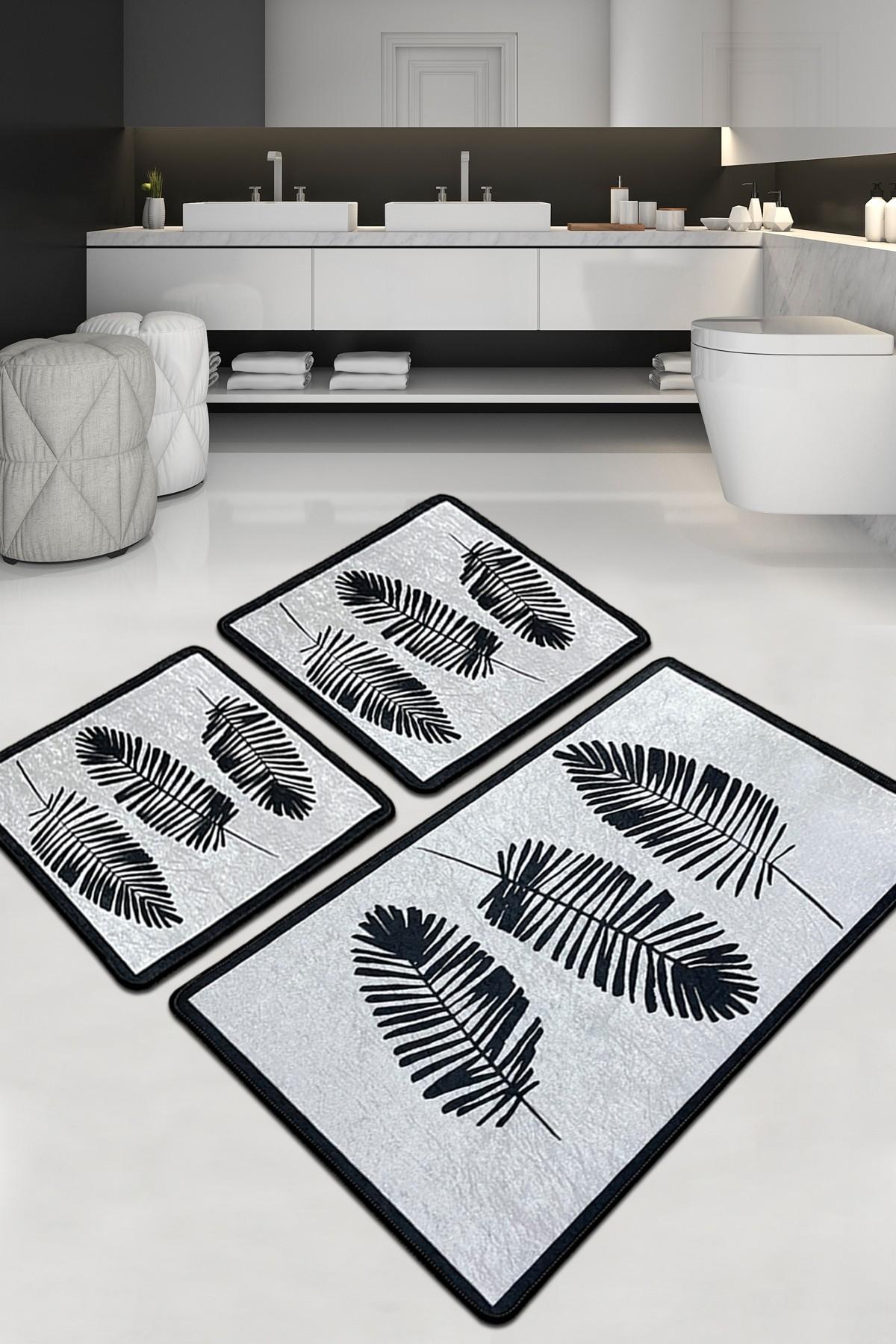 L'essentiel Maison Сет од 3 килими за бања Шарени