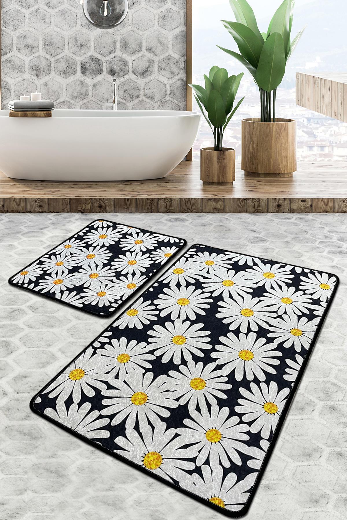 L'essentiel Maison Сет од 2 килими за бања Шарени