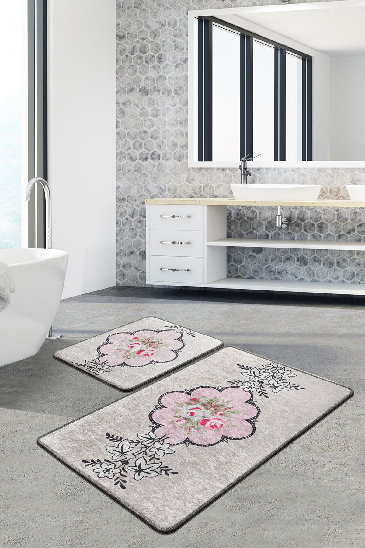 L'essentiel Maison Сет од 2 килими за бања Шарени