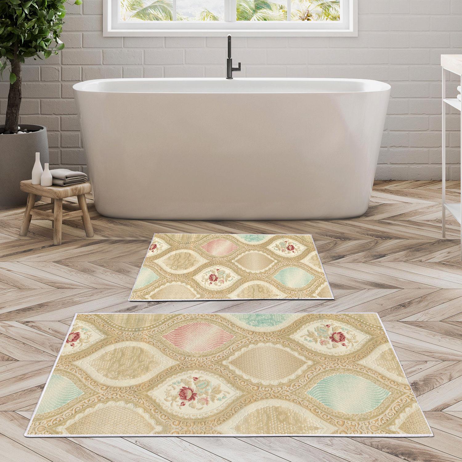 L'essentiel Maison Сет од 2 килими за бања Шарени