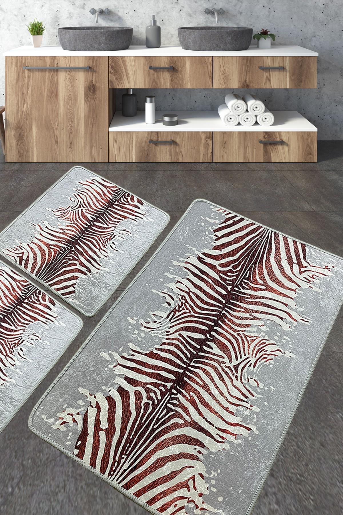 L'essentiel Maison Сет од 3 килими за бања Шарени