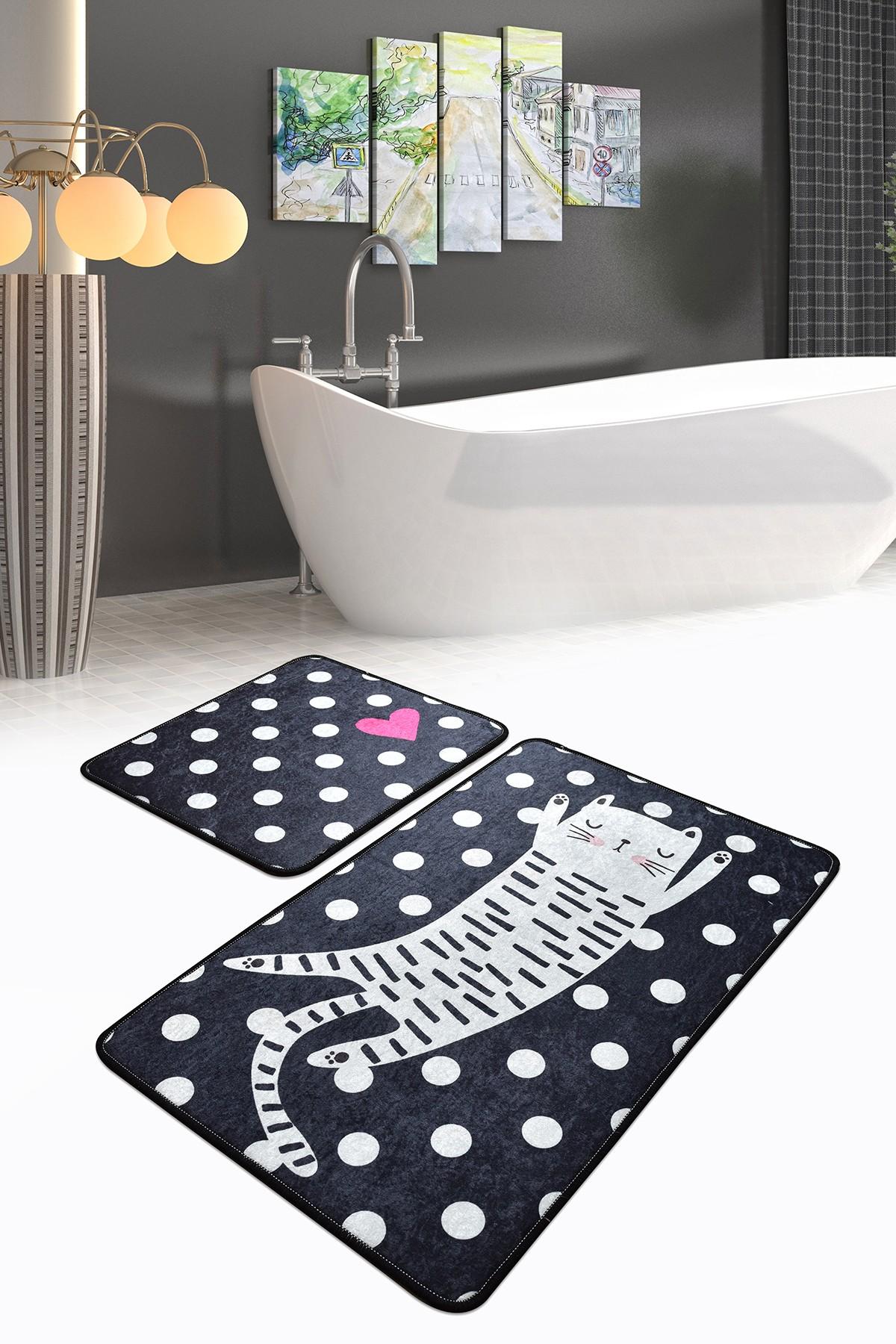 L'essentiel Maison Сет од 2 килими за бања Шарени