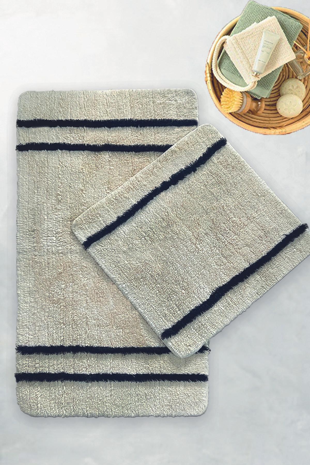 Комплет од 2 теписи за бања L'essentiel Maison, крем боја