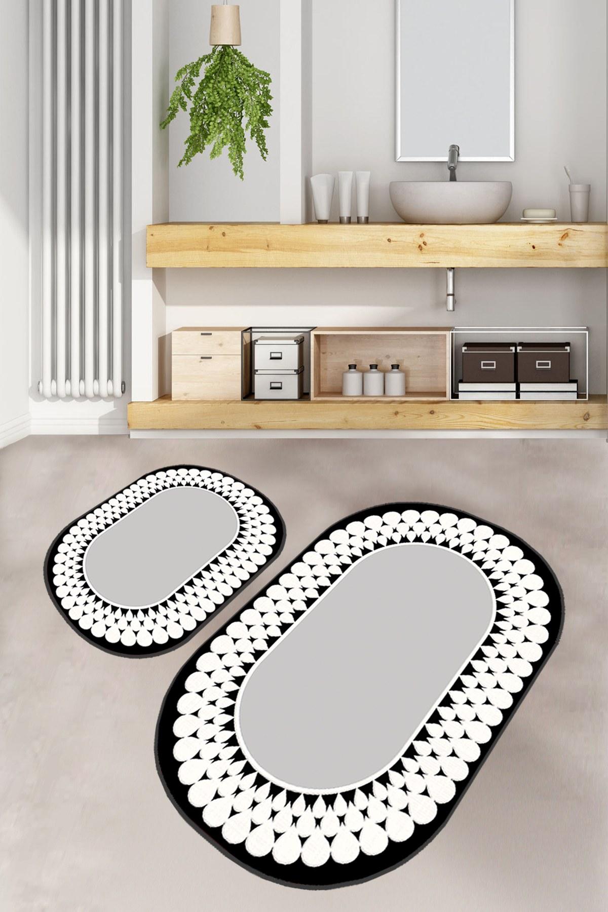 L'essentiel Maison Сет од 2 килими за бања Шарени