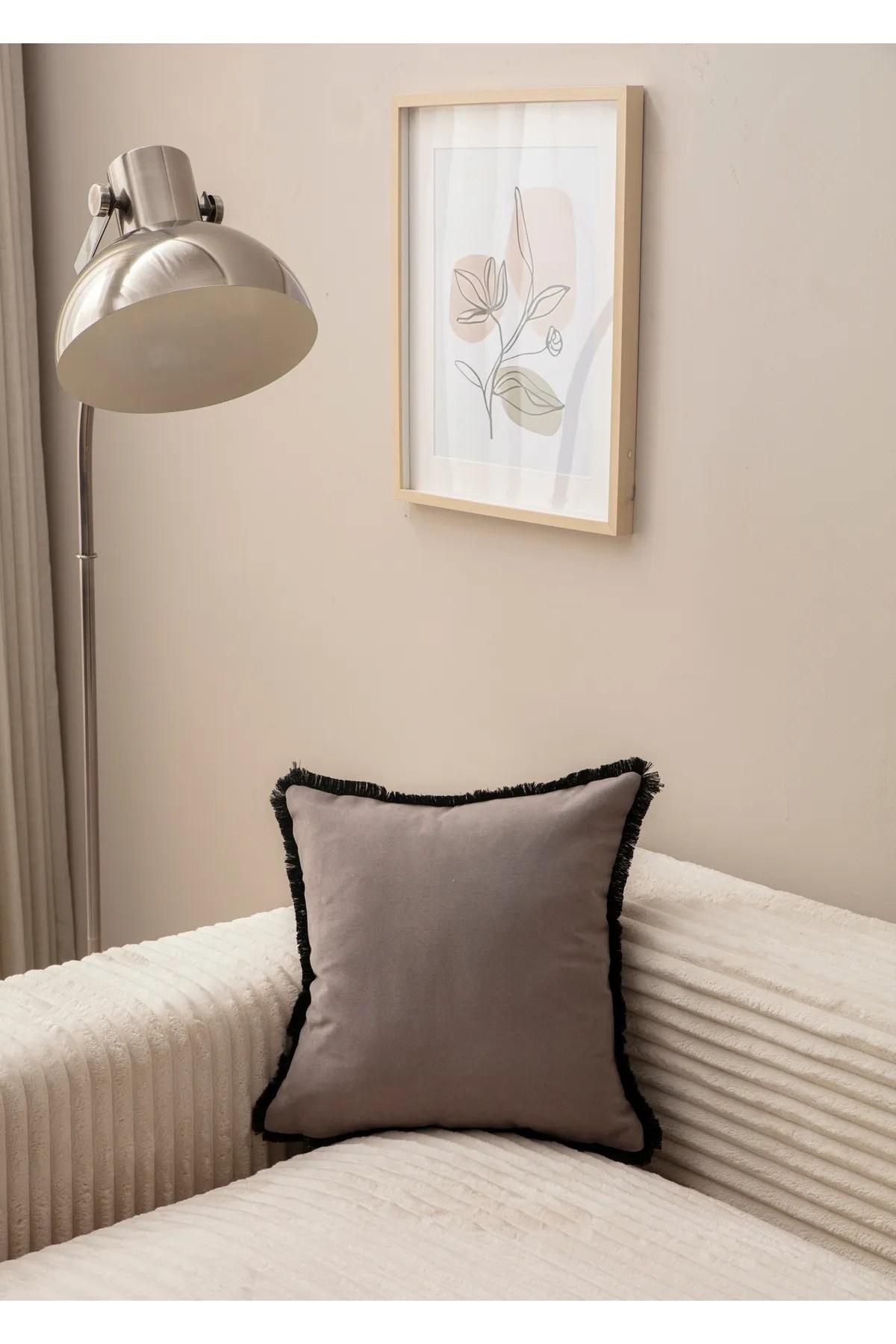 Навлака за перница Aberto Design 43x43cm сива