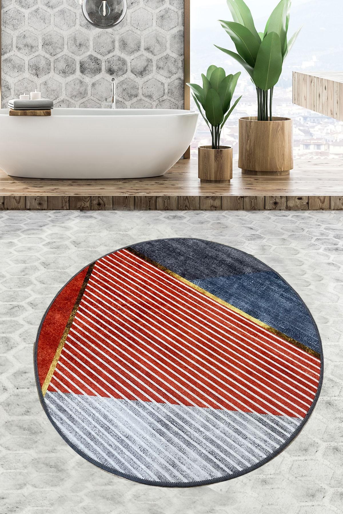 Простирка за бања L'essentiel Maison 100x100cm Шарена