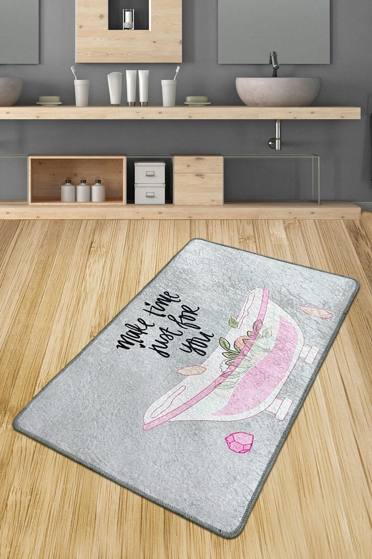 L'essentiel Maison тепих за бања 80x100cm Шарена