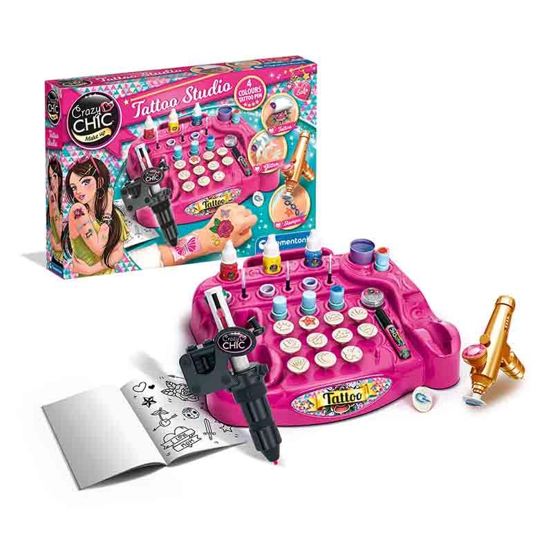 CLEMENTONI crazy chic "tatoo studio" сет за тетоважи (6+)