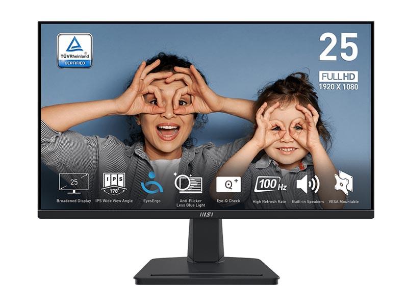 MSI Monitor MSI 25 PRO MP252 24,5 / FullHD / IPS / 100Hz / 1ms/  DP / HDMI