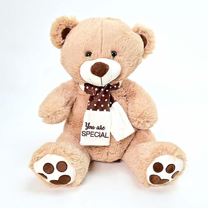 AMEK Мече со шал кафено 45цм